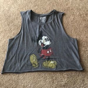 American Eagle Mickey Crop Top